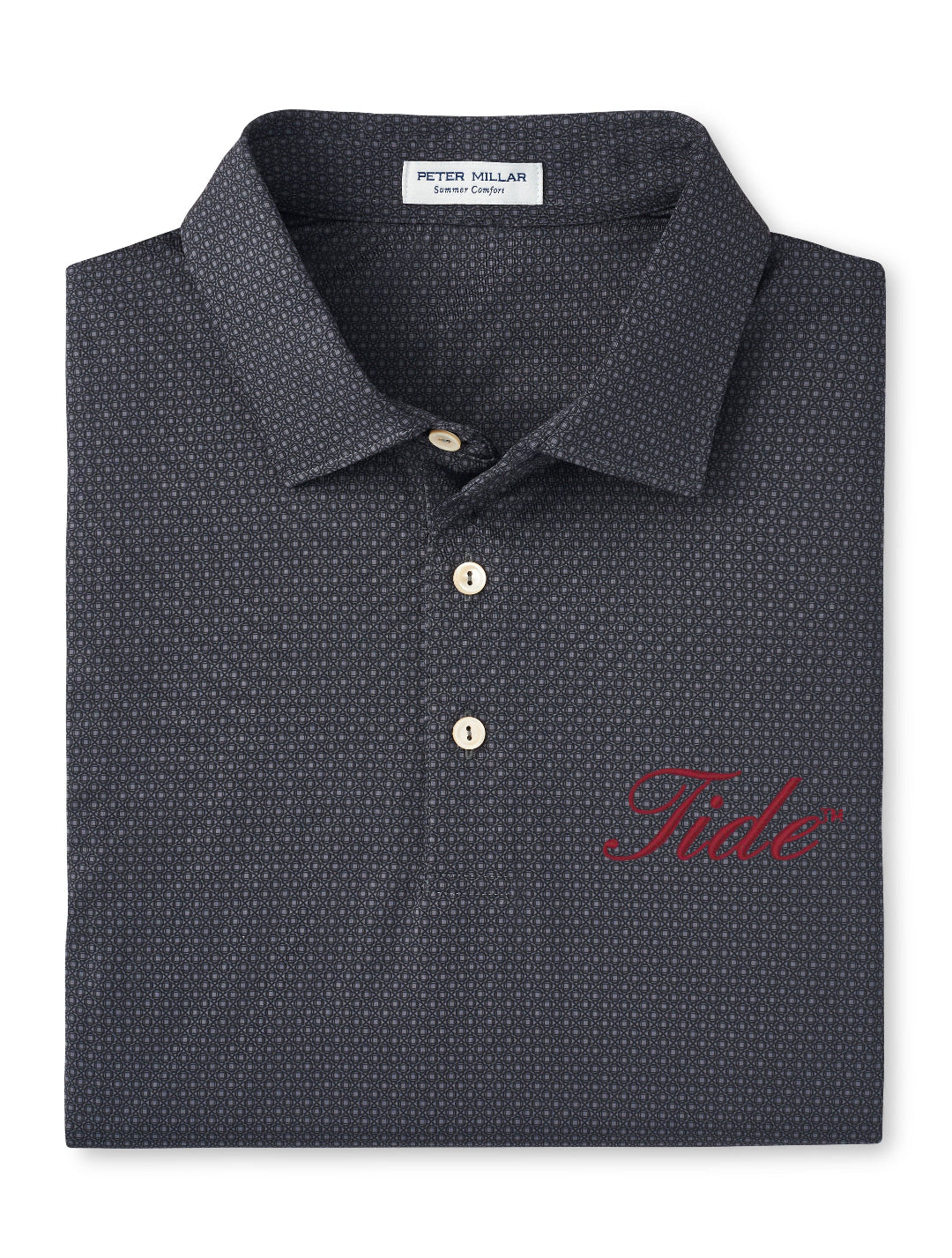 PETER MILLAR GAMEDAY - UNIVERSITY OF ALABAMA - TIDE - POLOS IRON / L TIDE TESSERACT PERFORMANCE POLO