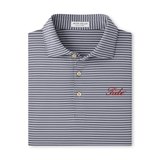 PETER MILLAR GAMEDAY - UNIVERSITY OF ALABAMA - TIDE - POLOS IRON / S TIEBREAKER PERFORMANCE STRIPE