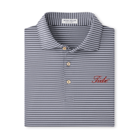 PETER MILLAR GAMEDAY - UNIVERSITY OF ALABAMA - TIDE - POLOS IRON / S TIEBREAKER PERFORMANCE STRIPE