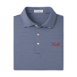 PETER MILLAR GAMEDAY - UNIVERSITY OF ALABAMA - TIDE - POLOS NAVY / S TIEBREAKER PERFORMANCE STRIPE