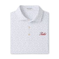 PETER MILLAR GAMEDAY - UNIVERSITY OF ALABAMA - TIDE - POLOS WHITE / S BASES LOADED PERFORMANCE POLO
