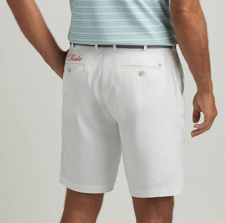 PETER MILLAR GAMEDAY - UNIVERSITY OF ALABAMA - TIDE - SHORTS WHITE / 30 TIDE SALEM PERFORMANCE SHORT