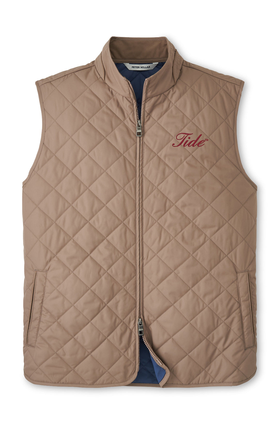PETER MILLAR GAMEDAY - UNIVERSITY OF ALABAMA - TIDE - VESTS POPLAR BROWN / S TIDE ESSEX VEST