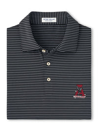 PETER MILLAR GAMEDAY - UNIVERSITY OF ALABAMA - TUSCALOOSA VAULT A - POLOS BLACK / S TUSCALOOSA VAULT A HEMLOCK POLO