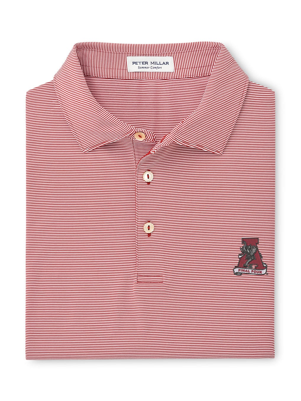 PETER MILLAR GAMEDAY - UNIVERSITY OF ALABAMA - VINTAGE FINAL FOUR - POLOS VINTAGE FINAL FOUR JUBILEE PERFORMANCE POLO
