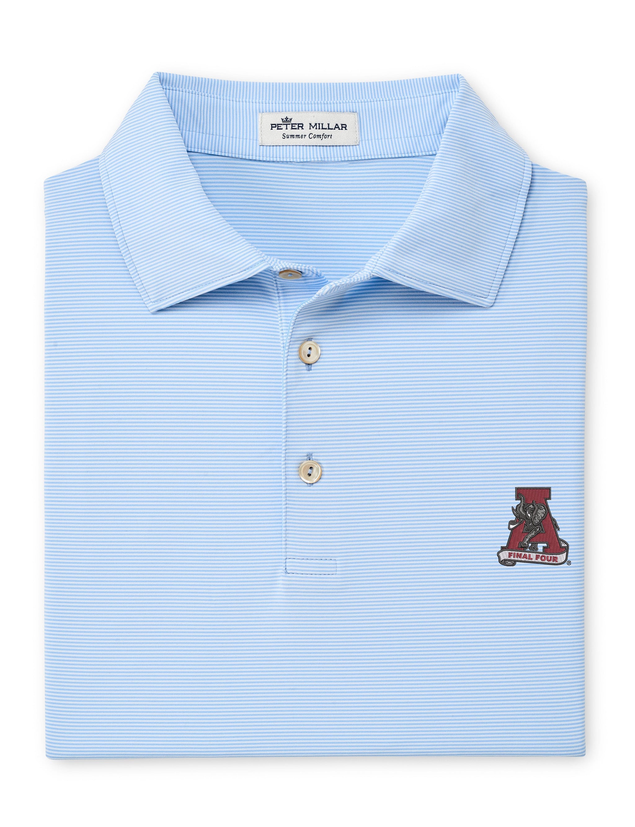 PETER MILLAR GAMEDAY - UNIVERSITY OF ALABAMA - VINTAGE FINAL FOUR - POLOS VINTAGE FINAL FOUR JUBILEE PERFORMANCE POLO