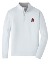 PETER MILLAR GAMEDAY - UNIVERSITY OF GEORGIA - 14 ZIPS BRITISH GREY / S Vintage Dawg Perth Performance 1/4 Zip