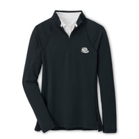 PETER MILLAR GAMEDAY - WOMENS ZIP BLK / S HARD HAT RAGLAN SLEEVE PERTH LAYER