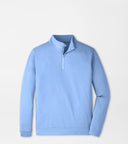 PETER MILLAR OUTERWEAR - 1 - 4 ZIP ESTATE BLUE / M PERTH MELANGE PERFORMANCE QUARTER-ZIP
