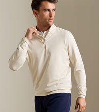 PETER MILLAR OUTERWEAR - 1 - 4 ZIP PERTH SUGAR STRIPE 1/4 ZIP