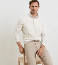 PETER MILLAR OUTERWEAR - 1 - 4 ZIP Stealth Stripe Performance Quarter-Zip