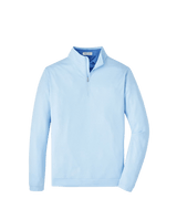 PETER MILLAR OUTERWEAR - 14 ZIP PLBLU / XL PERTH BIRDSEYE PERFORMANCE 1/4 ZIP