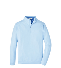 PETER MILLAR OUTERWEAR - 14 ZIP PLBLU / XL PERTH BIRDSEYE PERFORMANCE 1/4 ZIP