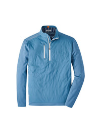 PETER MILLAR OUTERWEAR - 14 ZIP RAINFALL / S WELD ELITE HYBRID 1/2 ZIP