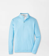 PETER MILLAR OUTERWEAR - 14 ZIP SEAPORT BLUE / M PERTH BIRDSEYE PERFORMANCE