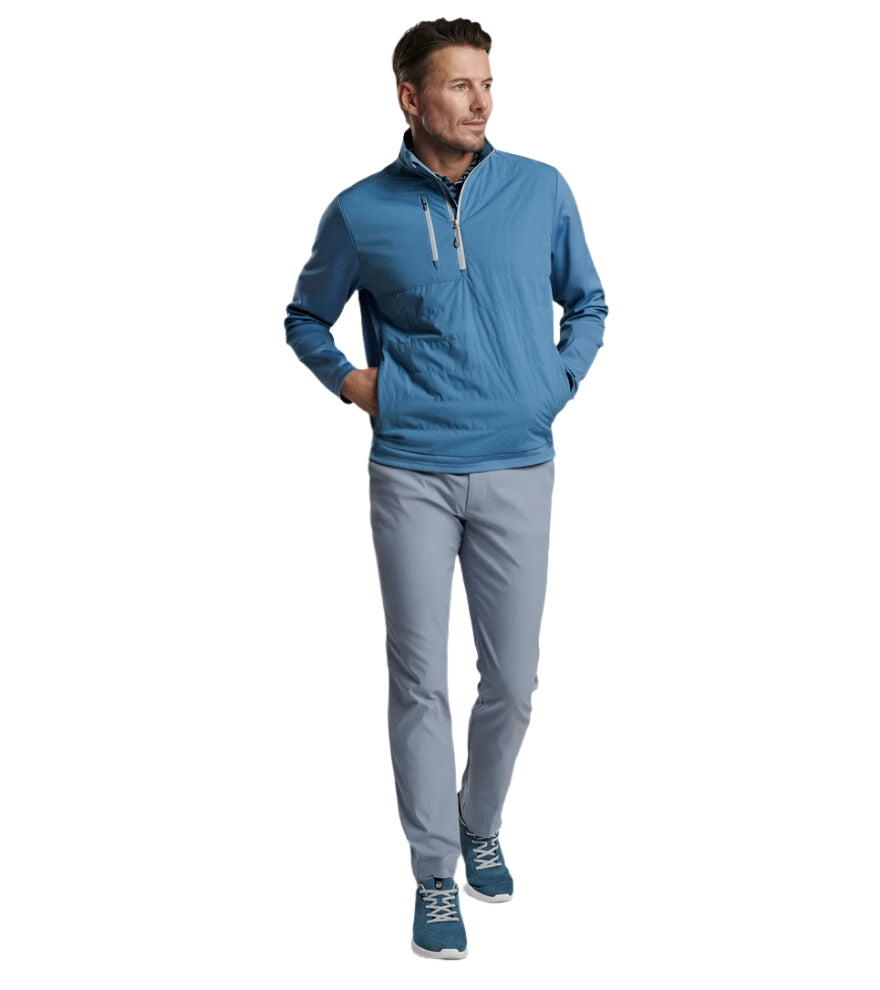 PETER MILLAR OUTERWEAR - 14 ZIP WELD ELITE HYBRID 1/2 ZIP