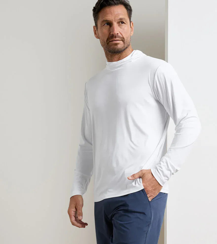 PETER MILLAR OUTERWEAR - HOODIE Featherweight Performance Sun Shirt Hoodie