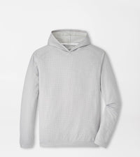 PETER MILLAR OUTERWEAR - HOODIE GALE GREY / XXL Pine Houndstooth Performance Hoodie