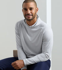 PETER MILLAR OUTERWEAR - HOODIE Pine Houndstooth Performance Hoodie