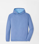 PETER MILLAR OUTERWEAR - HOODIE SPORT NAVY / M Pine Houndstooth Performance Hoodie