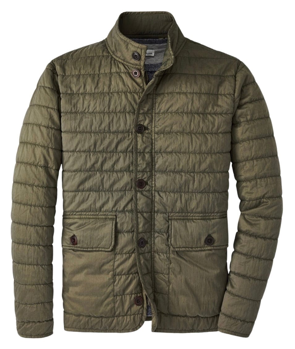 PETER MILLAR OUTERWEAR - JACKET GREENWICH GARMENT-DYED BOMBER