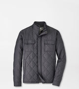 PETER MILLAR OUTERWEAR - JACKET IRON / M NORFOLK QUILTED BOMBER