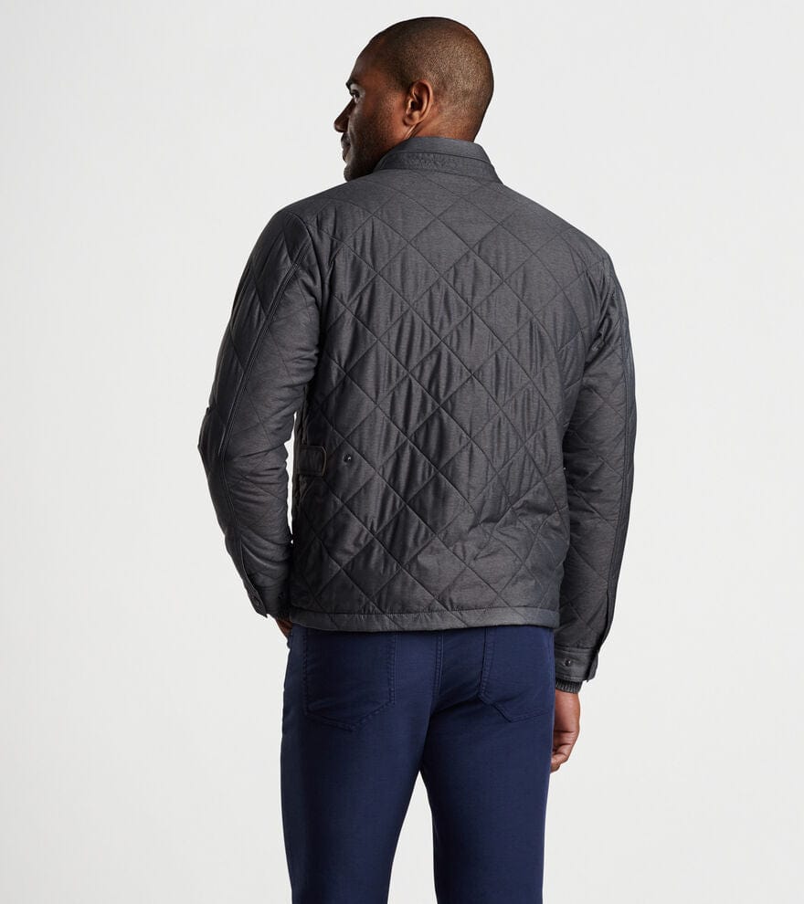 PETER MILLAR OUTERWEAR - JACKET NORFOLK QUILTED BOMBER