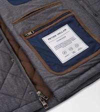 PETER MILLAR OUTERWEAR - JACKET NORFOLK QUILTED BOMBER