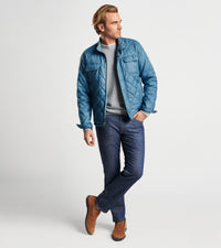 PETER MILLAR OUTERWEAR - JACKET NORFOLK QUILTED BOMBER