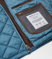 PETER MILLAR OUTERWEAR - JACKET NORFOLK QUILTED BOMBER