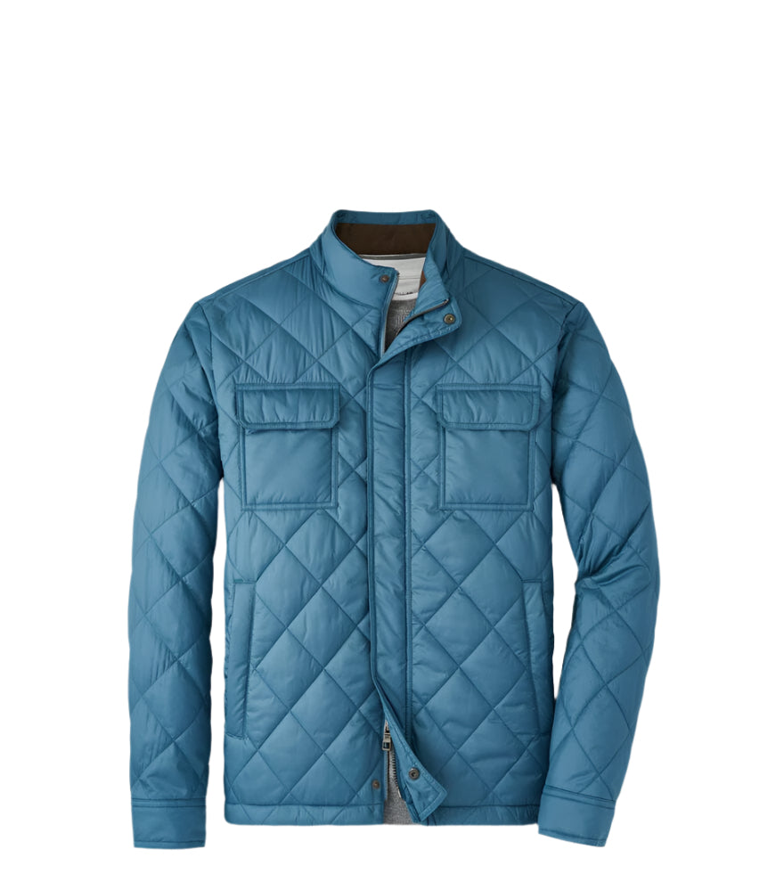 PETER MILLAR OUTERWEAR - JACKET RESERVOIR / M NORFOLK QUILTED BOMBER