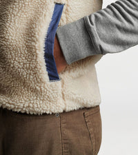 PETER MILLAR OUTERWEAR - VEST AUTUMN PILE FLEECE VEST