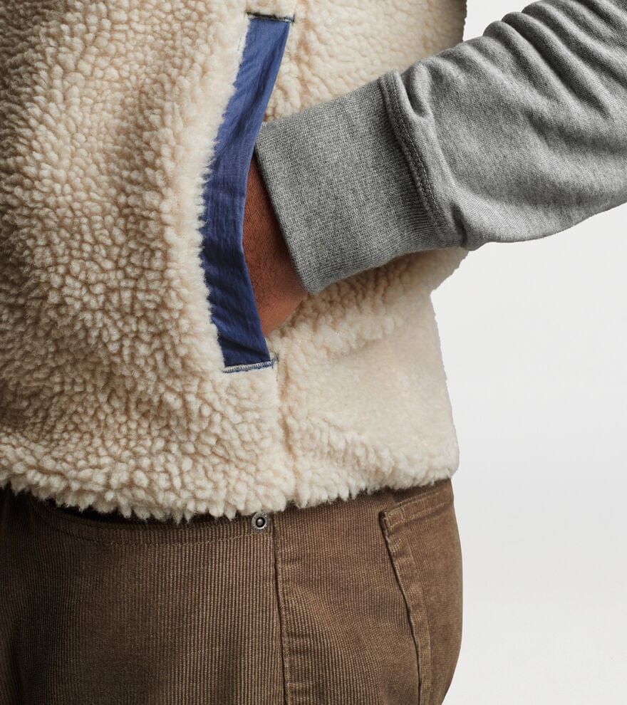 PETER MILLAR OUTERWEAR - VEST AUTUMN PILE FLEECE VEST