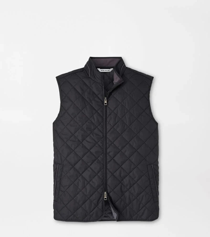 PETER MILLAR OUTERWEAR - VEST BLACK / L ESSEX VEST