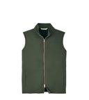 PETER MILLAR OUTERWEAR - VEST DARK OLIVE / XXL CROWN FLEECE FULL ZIP