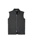 PETER MILLAR OUTERWEAR - VEST IRON / M CROWN FLEECE FULL ZIP