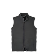 PETER MILLAR OUTERWEAR - VEST IRON / M CROWN FLEECE FULL ZIP