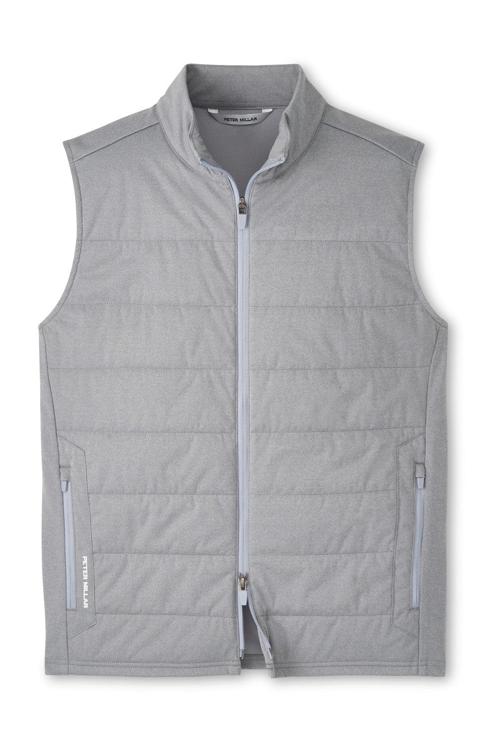 PETER MILLAR OUTERWEAR - VEST OSLO GREY / XL Fuse Hybrid Vest