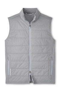 PETER MILLAR OUTERWEAR - VEST OSLO GREY / XL Fuse Hybrid Vest