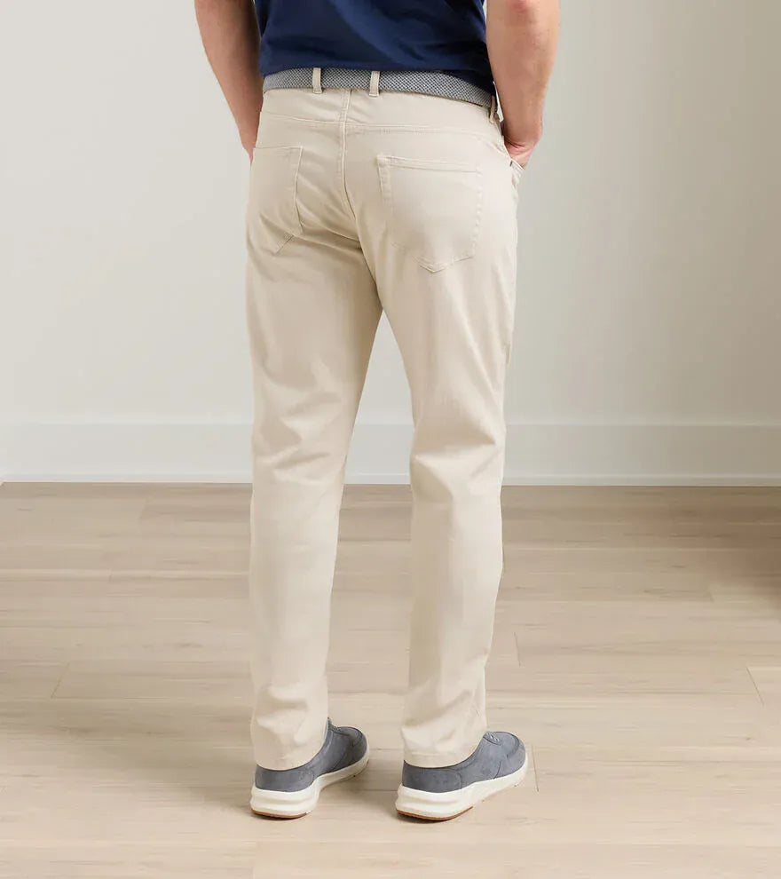 PETER MILLAR PANTS - FIVE POCKET CROWN COTTON CANVAS 5 POCKET