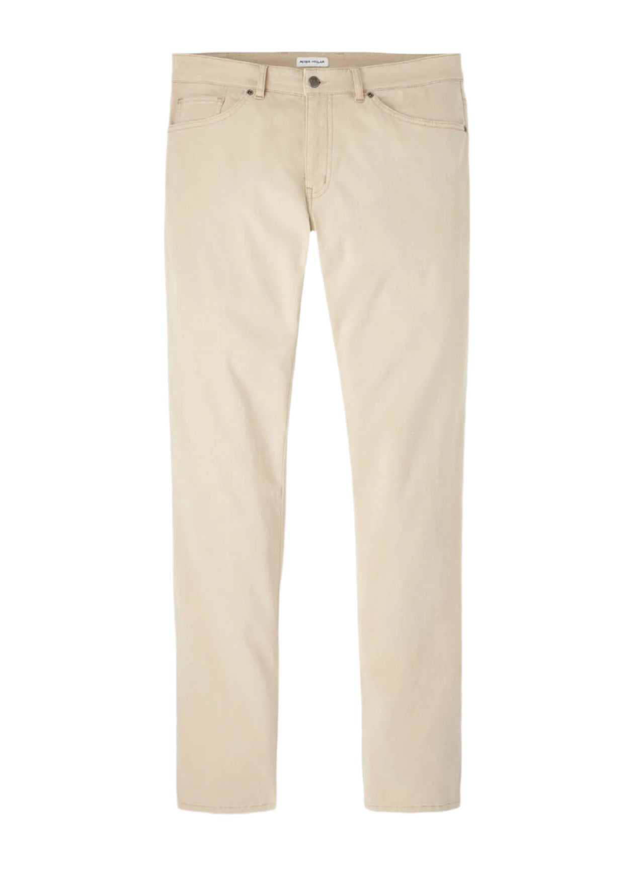 PETER MILLAR PANTS - FIVE POCKET DARK SAND / 32X32 SIGNATURE SATEEN FIVE POCKET