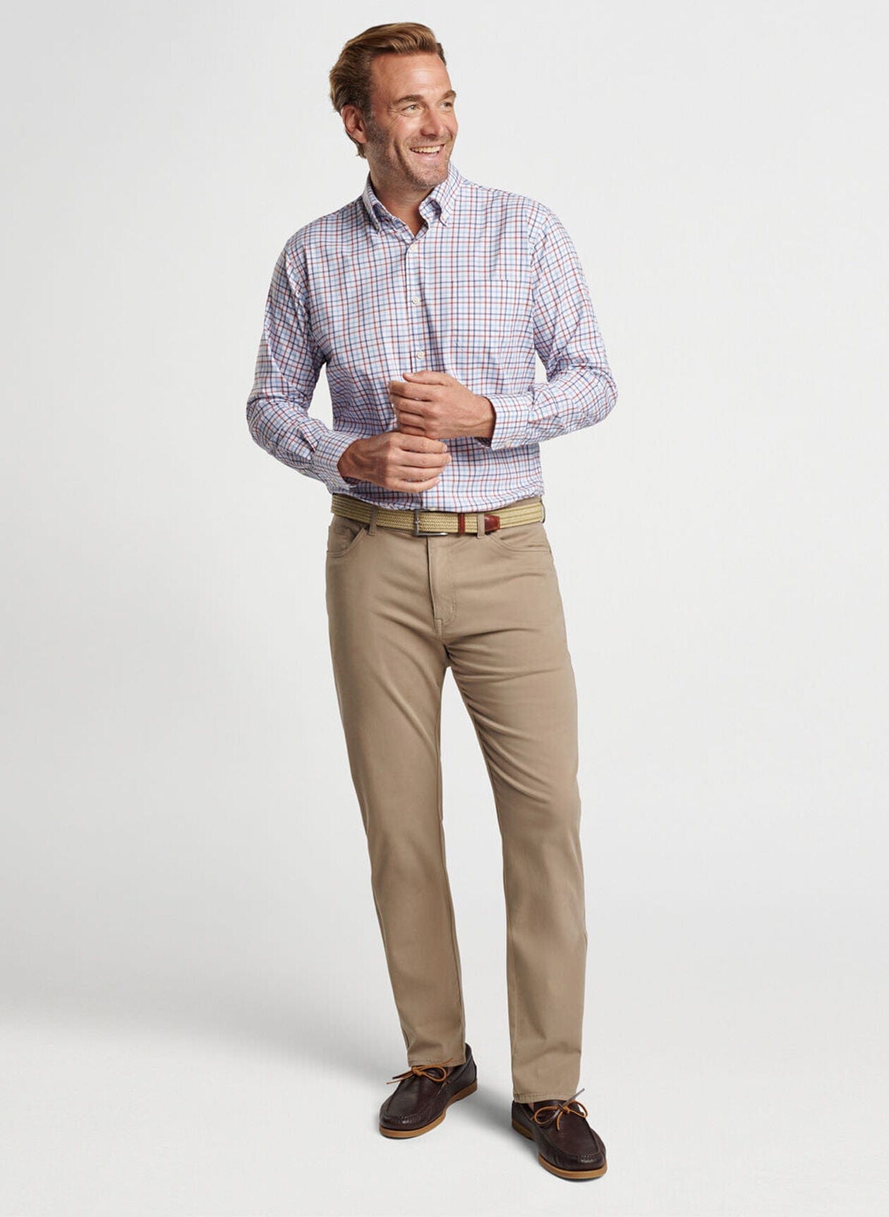 PETER MILLAR PANTS - FIVE POCKET SIGNATURE SATEEN FIVE POCKET