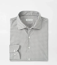 PETER MILLAR SHIRTS - LS SPORT BASIL / M FAIRBANKS PERFORMANCE TWILL SPORT SHIRT