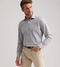 PETER MILLAR SHIRTS - LS SPORT FAIRBANKS PERFORMANCE TWILL SPORT SHIRT