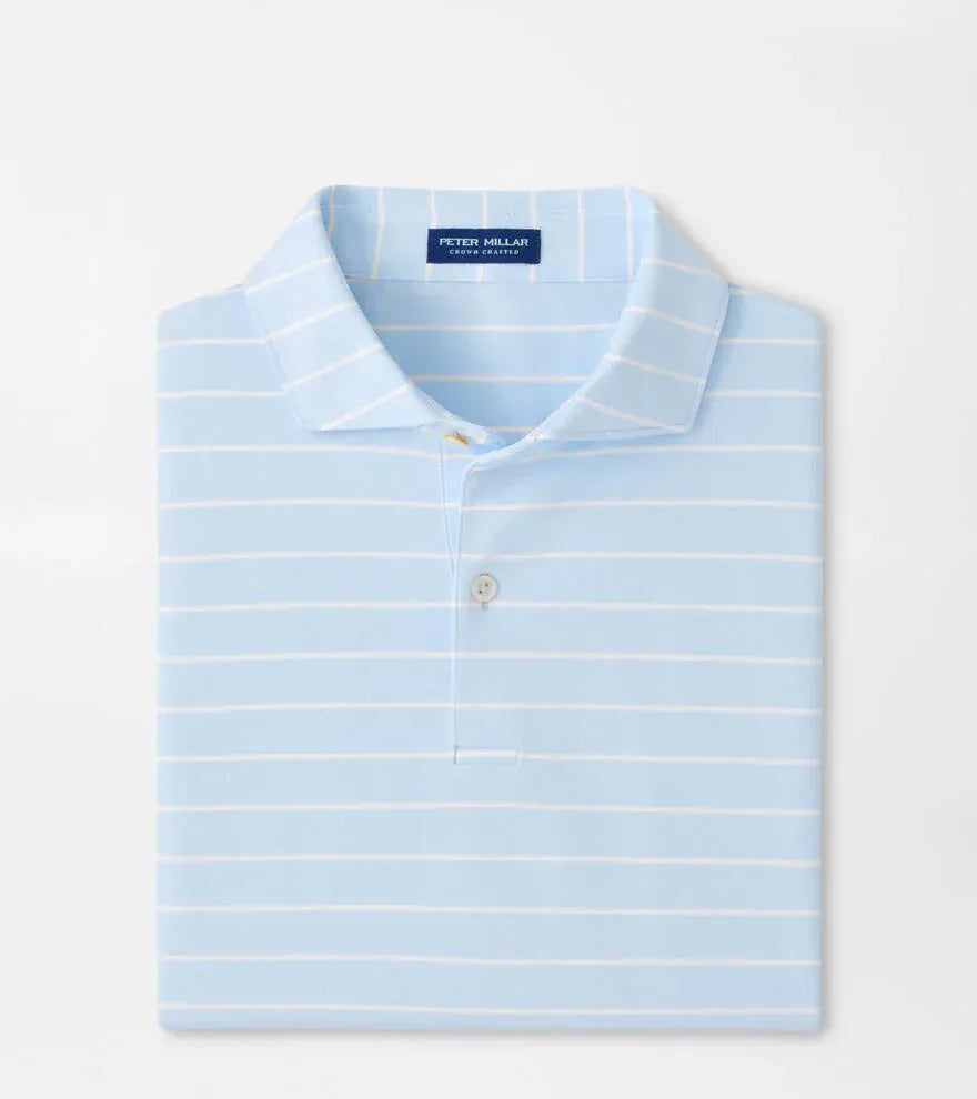 PETER MILLAR SHIRTS - POLO BLUE BRISK / M CODA PERFORMANCE MESH POLO