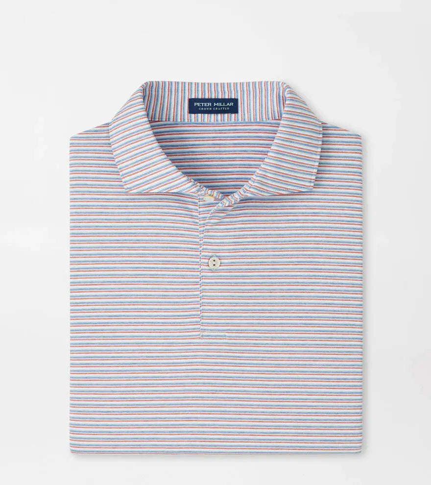 PETER MILLAR SHIRTS - POLO BLUE FROST / XL ALDA PERFORMANCE  JERSEY POLO