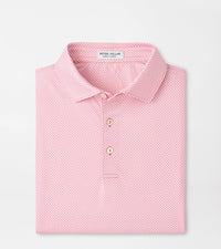 PETER MILLAR SHIRTS - POLO CHILI RED / L MEDINA PERFORMANCE JERSEY POLO