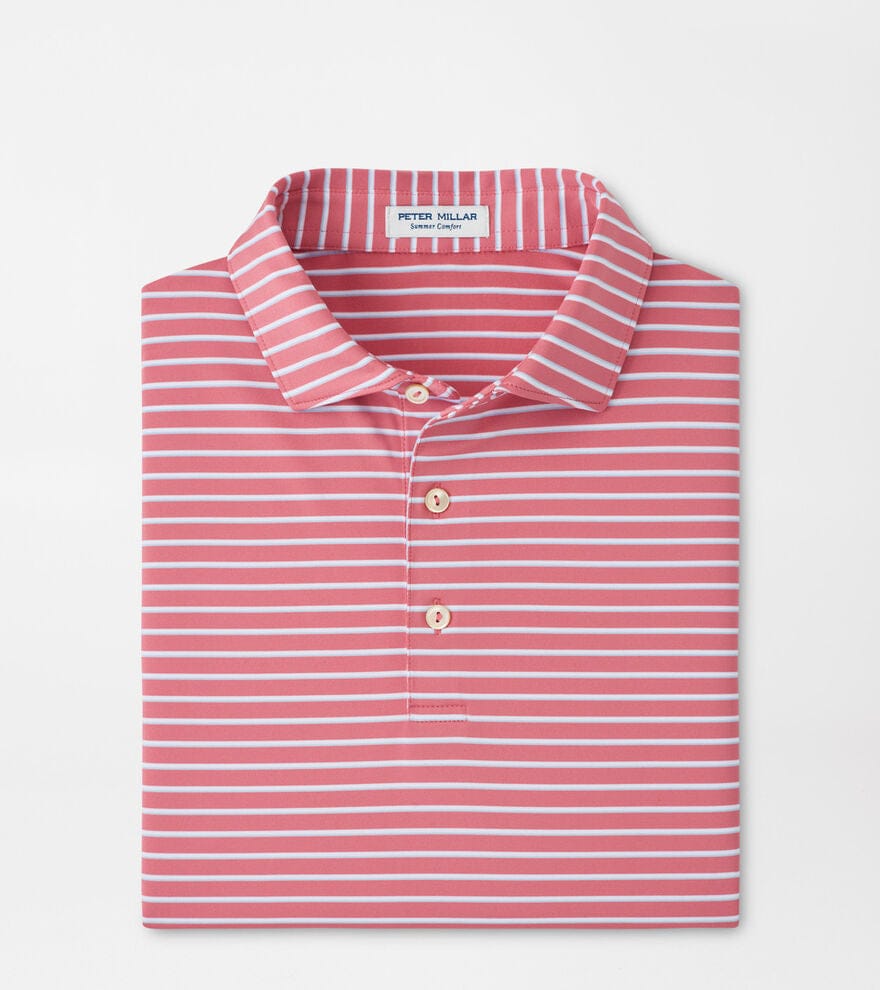 PETER MILLAR SHIRTS - POLO CHILI RED / M Dunnes Performance Jersey Polo