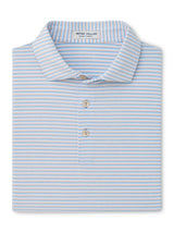 PETER MILLAR SHIRTS - POLO COTTAGE BLUE / M BROOKS PERFORMANCE POLO