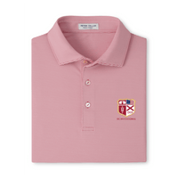 PETER MILLAR SHIRTS - POLO CRIMSON / S IFC INVITATIONAL JUBILEE STRIPE STRETCH JERSEY